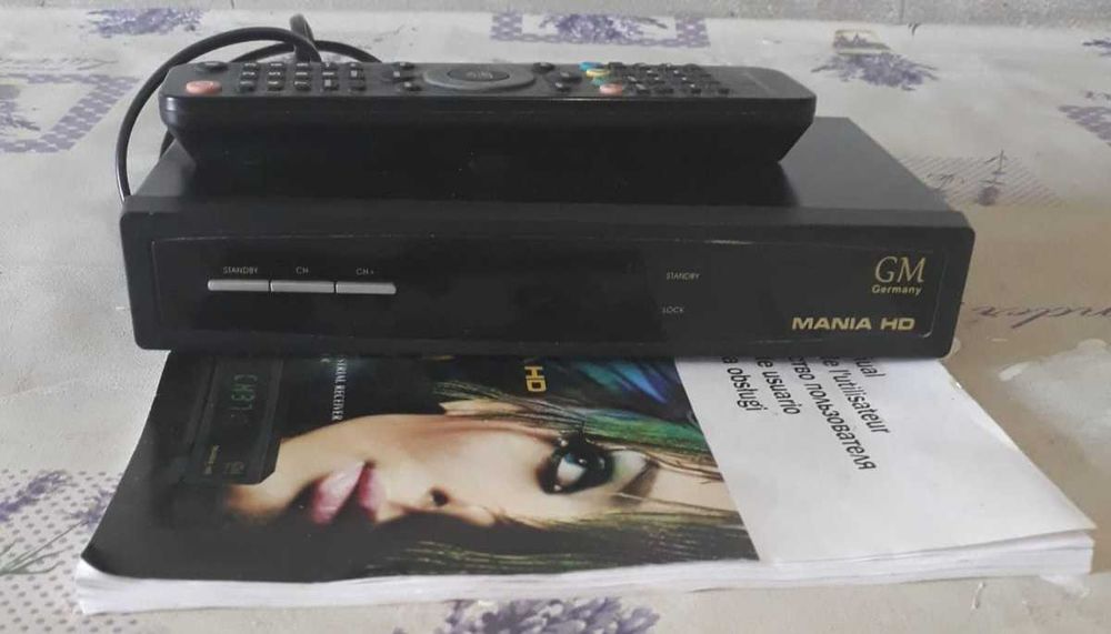 Dekoder Golden Media MANIA HD + pilot i instrukcja