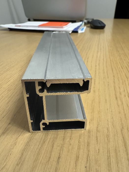 Profil aluminiowy 100x20x2mm płot ogrodzenie taras balkon