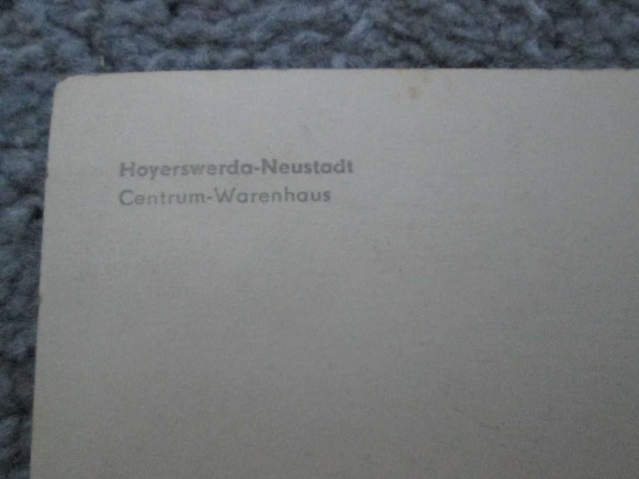 Pocztówka NRD DDR 1970 Hoyerswerda Lenin Propaganda Echt Foto Centrum