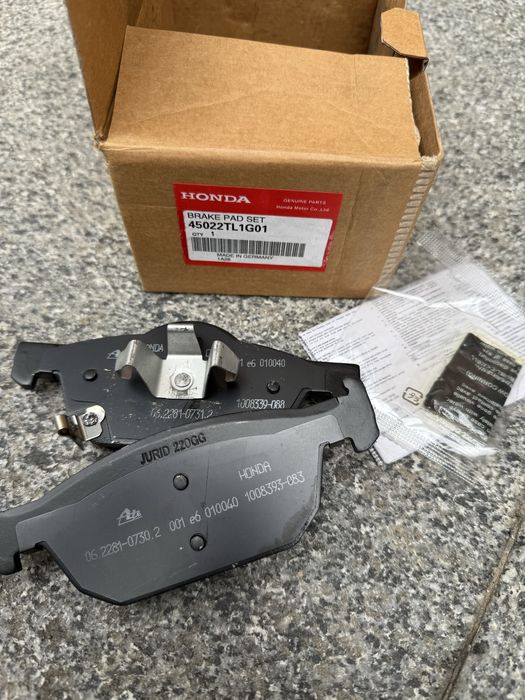 Тормозные колодки Honda Accord 8, Civic, Fr-v, Cr-v