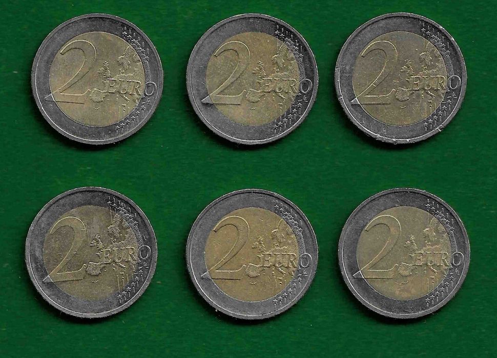 22 Moedas Comemorativas de 2 Euros - ALEMANHA