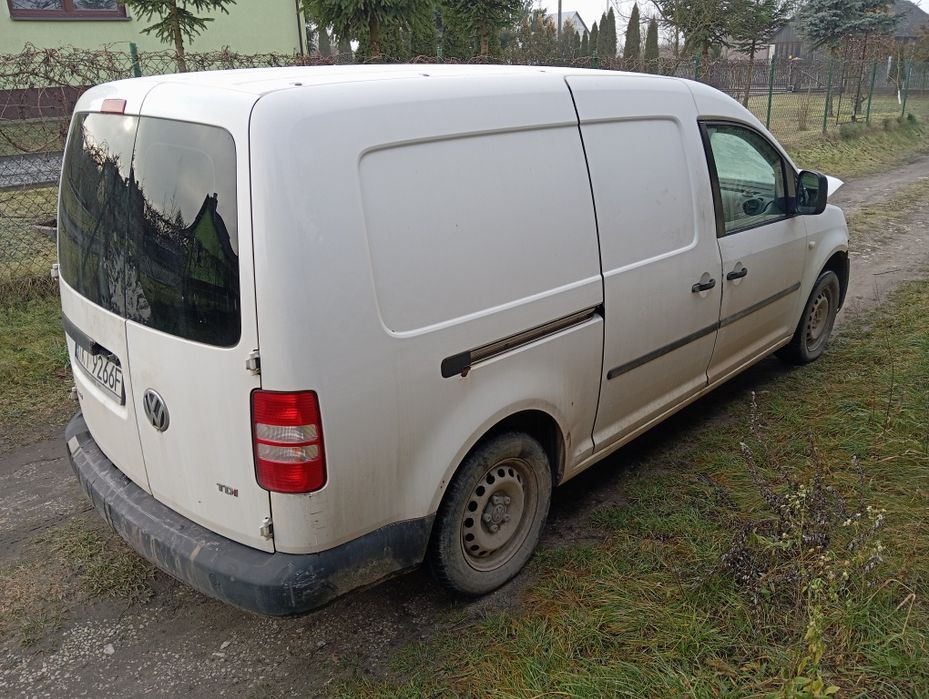 Vw Caddy 1.6tdi Klima Maxi Chłodnia uszkodzony