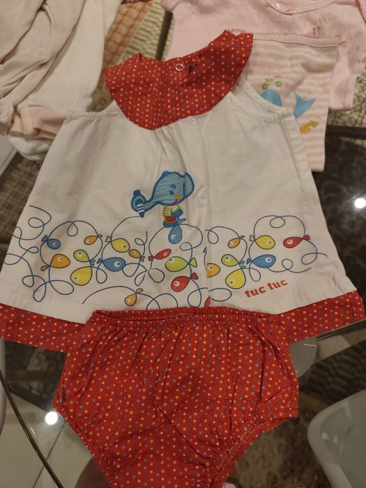 Lote de roupa menina bebé 1 - 6 meses