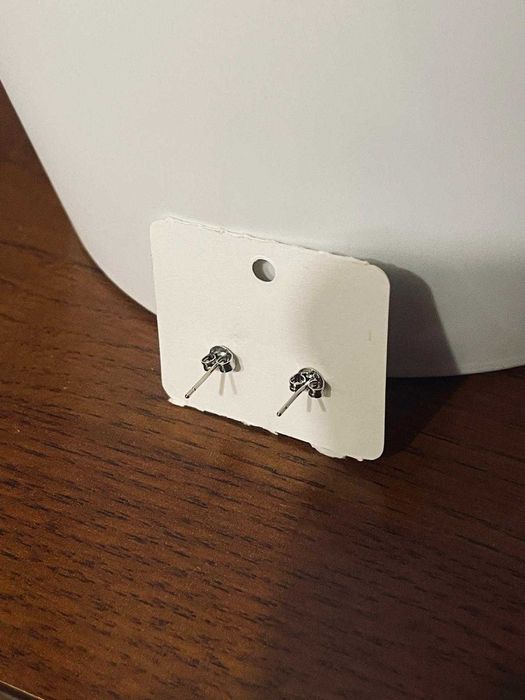 Kolczyki dedicante sześcian srebrne