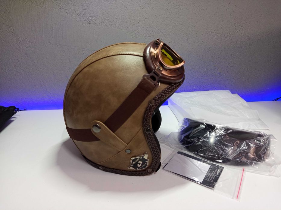 Capacete Rosto Aberto Novo