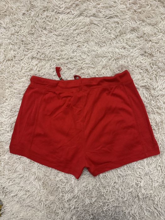 Krótkie spodenki damskie szorty czerwone L/Xl