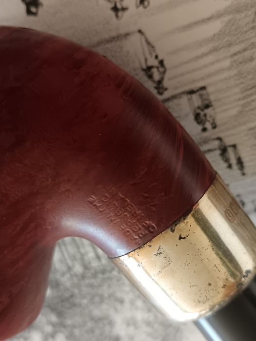 Cachimbo Petersons K&P argola em prata