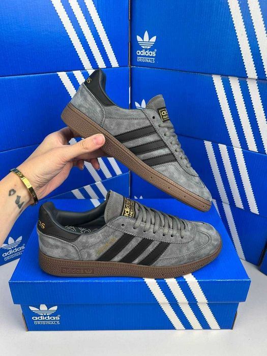 !SALE! Adidas Spezial Grey/Black 36 37 38 39 40 41 42 43 44 45 спешиал