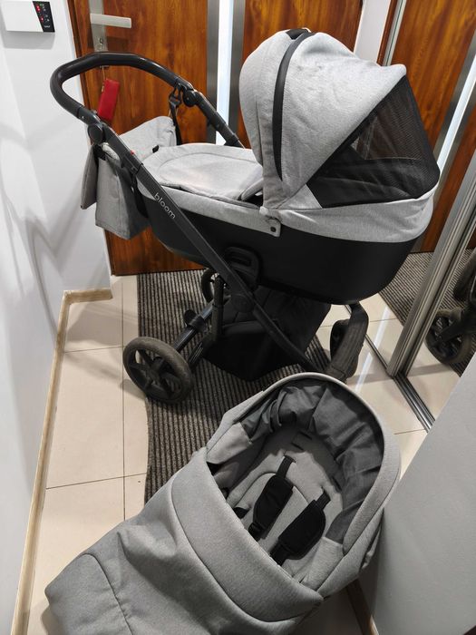 Wózek dziecięcy Roan Bloom Silver Chevron