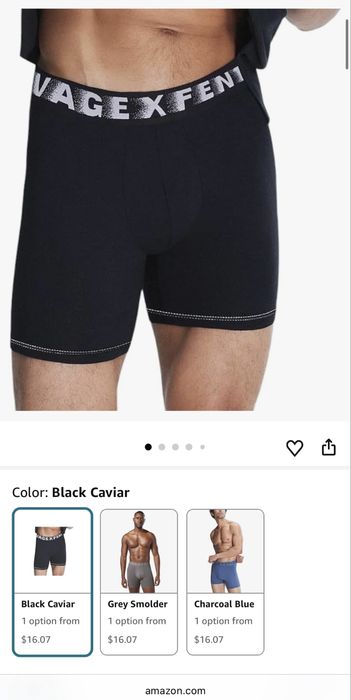 Fenty Savage — чоловіча білизна/труси комплект/лот  5 шт