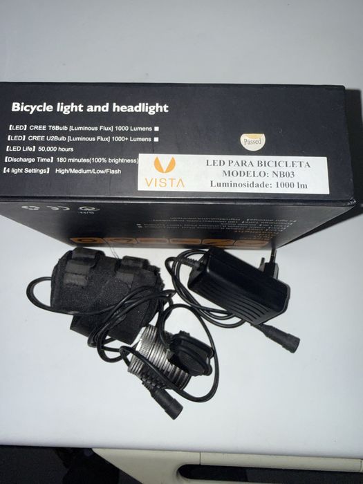 Lanterna de bateria para bicicleta