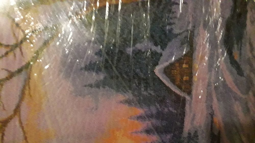 Вишивка "Зимовий вечір"