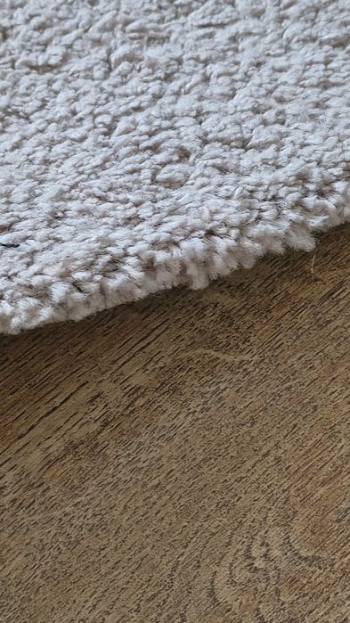 Dywan Shaggy IKEA pudrowy róż 130 cm