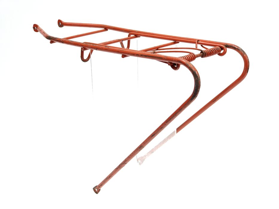 Bagażnik czerwony ZZR Romet Karat Flaming 20 cali PRL