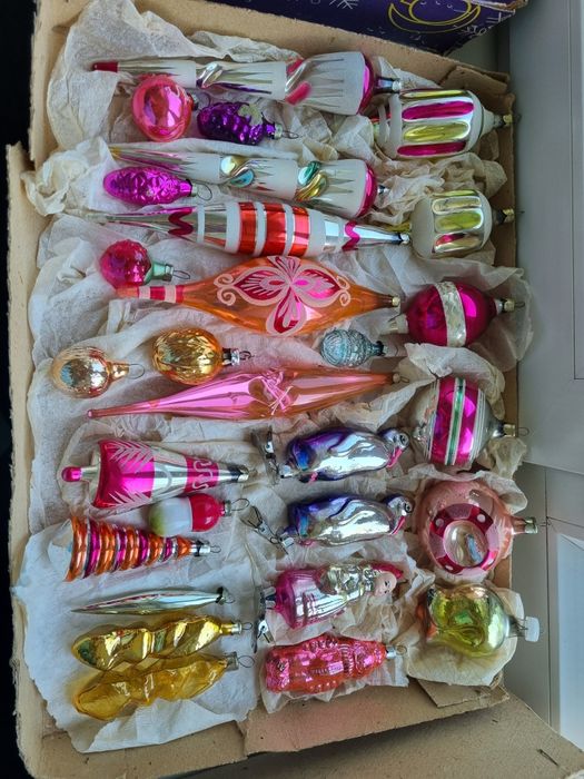 Елочные игрушки СССР, гирлянды