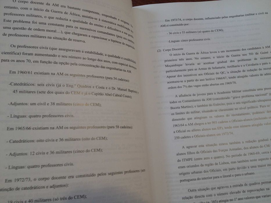 A Academia Militar e a Guerra de África