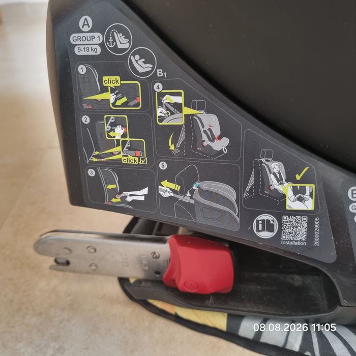 Britax Römer Advansafix IV R 9–36 kg – bezwypadkowy
