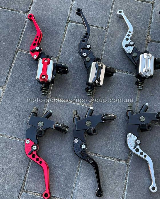Комплект зчеплення і гальм з регульованими ручками універсальні важелі