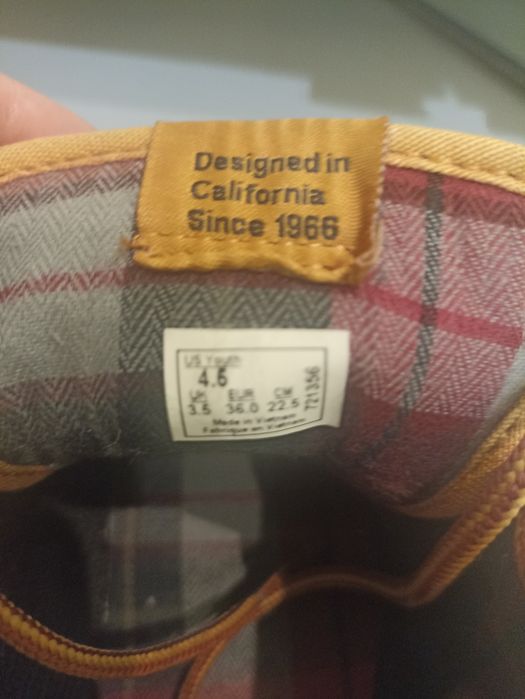 Buty Vans 36 musztardowe