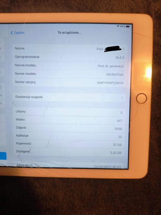 iPad 6 gen, 32gb