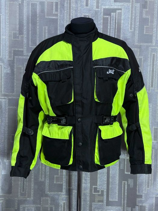 Мотокуртка мужская L батал (XXXL) размер J&S защита спины плеч локтей