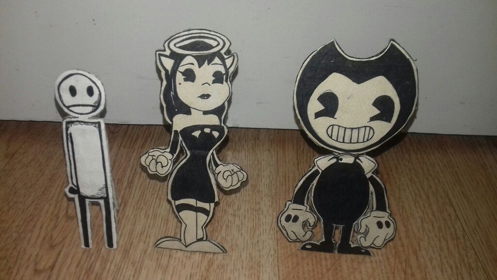 Фигурки  Bendy And The Ink Machine (BATIM)картонные