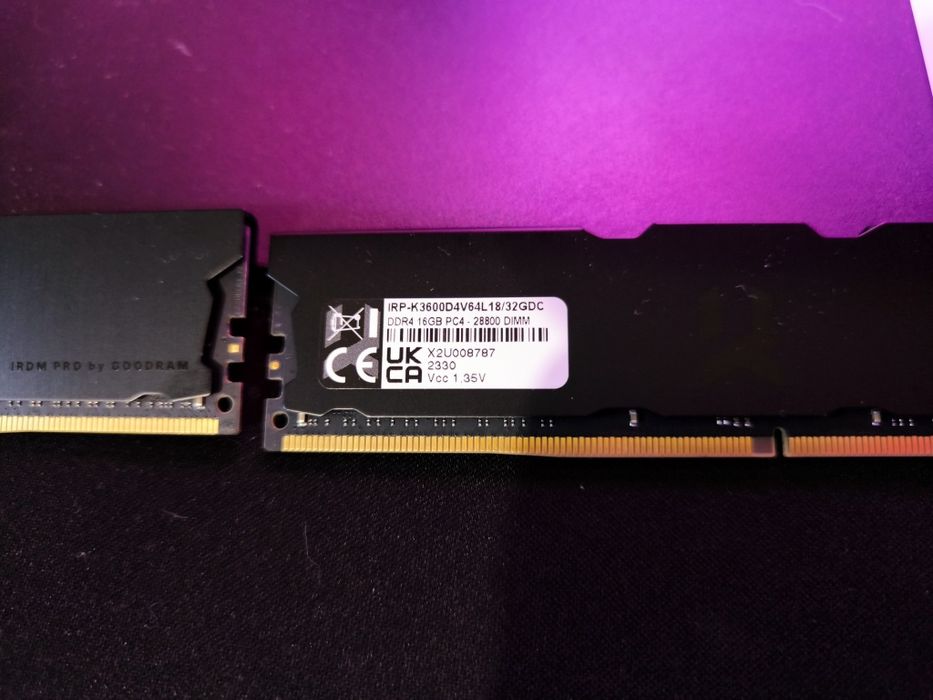 ОЗП GoodRAM DDR4 32Gb (2x16) 3600Mhz IRDM Pro