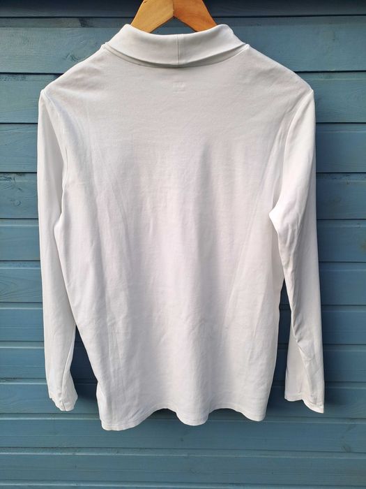 Golf biały Uniqlo bawełna L XL 42 basic