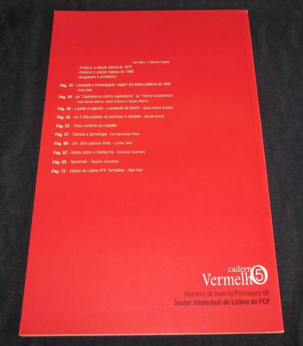 Livro Caderno Vermelho 5 PCP