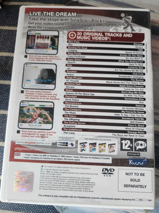 Sing Star Rocks! PS2