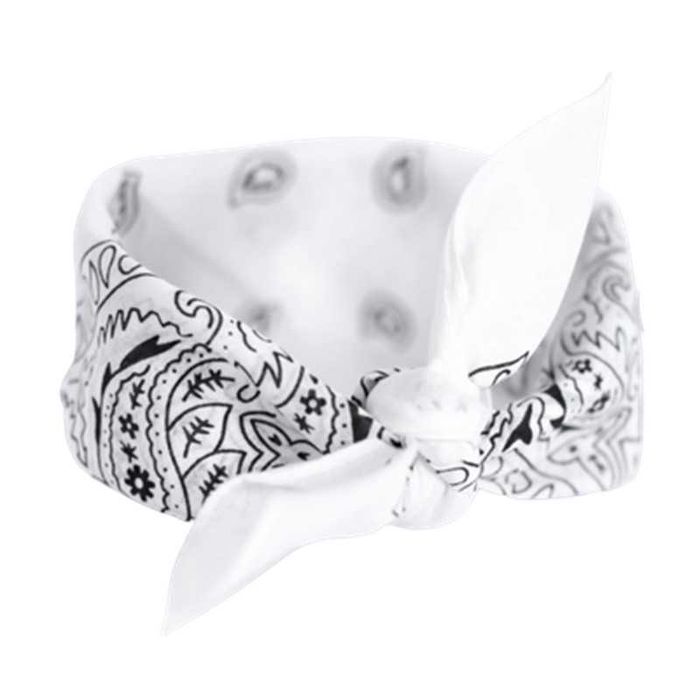 2xbandamki damskie białe