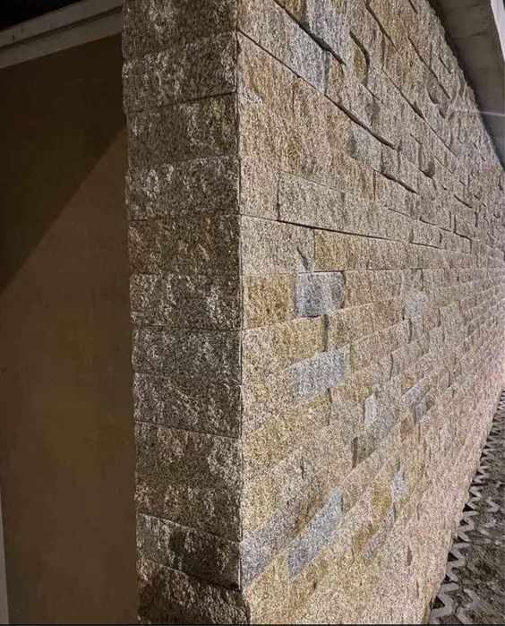 Pedra Granito Ponte de Lima revestimento m2 . 100% natural