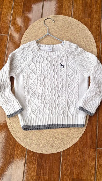 Светр білий zara р.98-104 3-4 свитер белый next р.98-104 светр carters