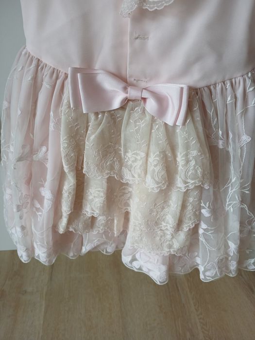 Vestido cerimónias,  1 comunhão, com rendas . Festa