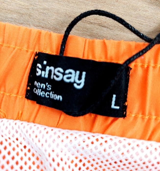 Nowe spodenki męskie kąpielowe Sinsay L