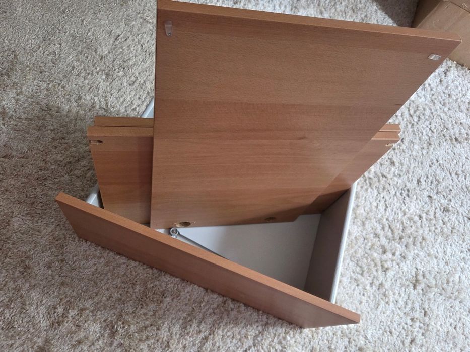 Szafka z półkami BESTA IKEA naturalny buk 193cm