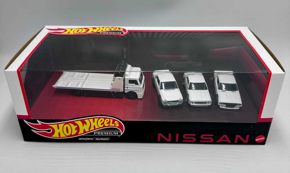 Hot Wheels set zestaw NISSAN 4 autka HKC16 NOWE GMH39-979P NOWY