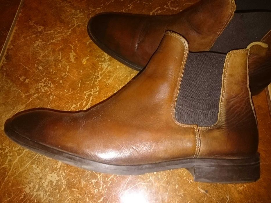 Кожаные челси Schuh. Минимальные следы ношения. 42 р