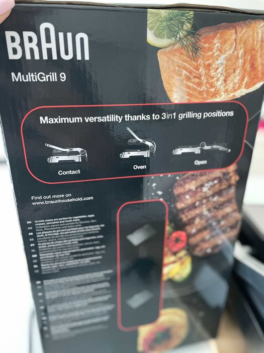 Grelhador de Contacto BRAUN Multigrill 9 - 2000 W - Inox