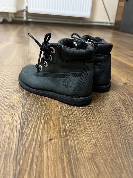 Дитячі шкіряні осінні черевики Timberland розмір 23