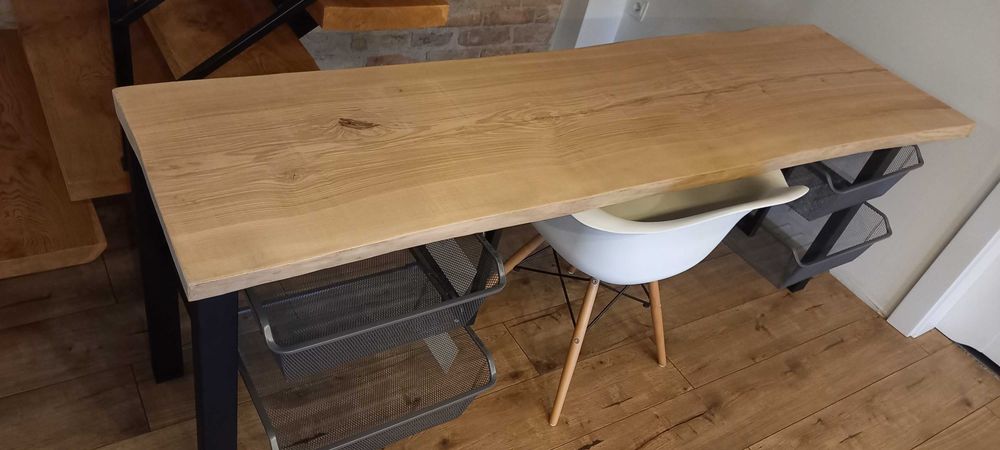 Biurko monolit Jesion