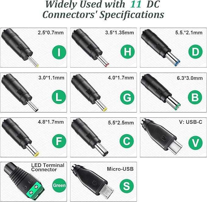 Adaptador Universal AC/DC SoulBay 1000mA