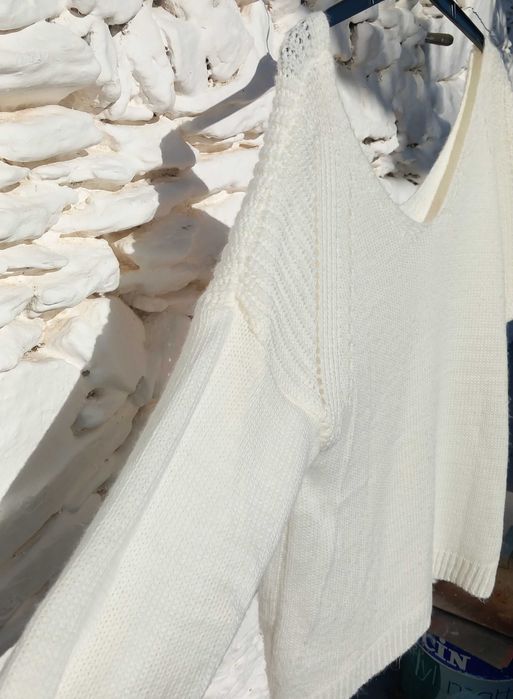 Blusa de malha com laço