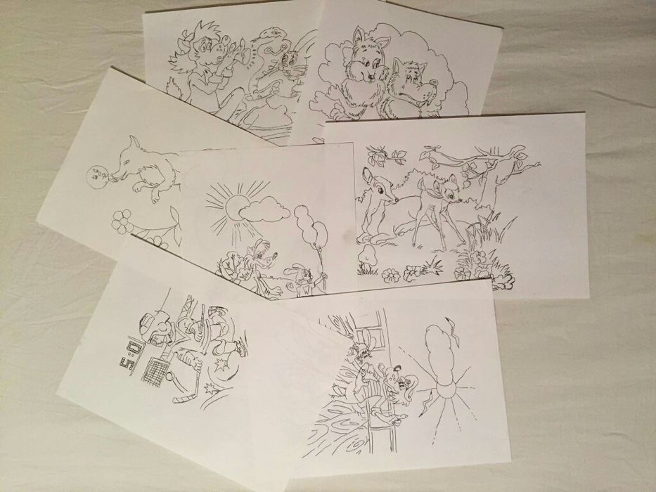 Дракончик.Собачка.Морж.Енот.Корова.Цыпленок.Крокодил.Жук.Мишка.Котик.