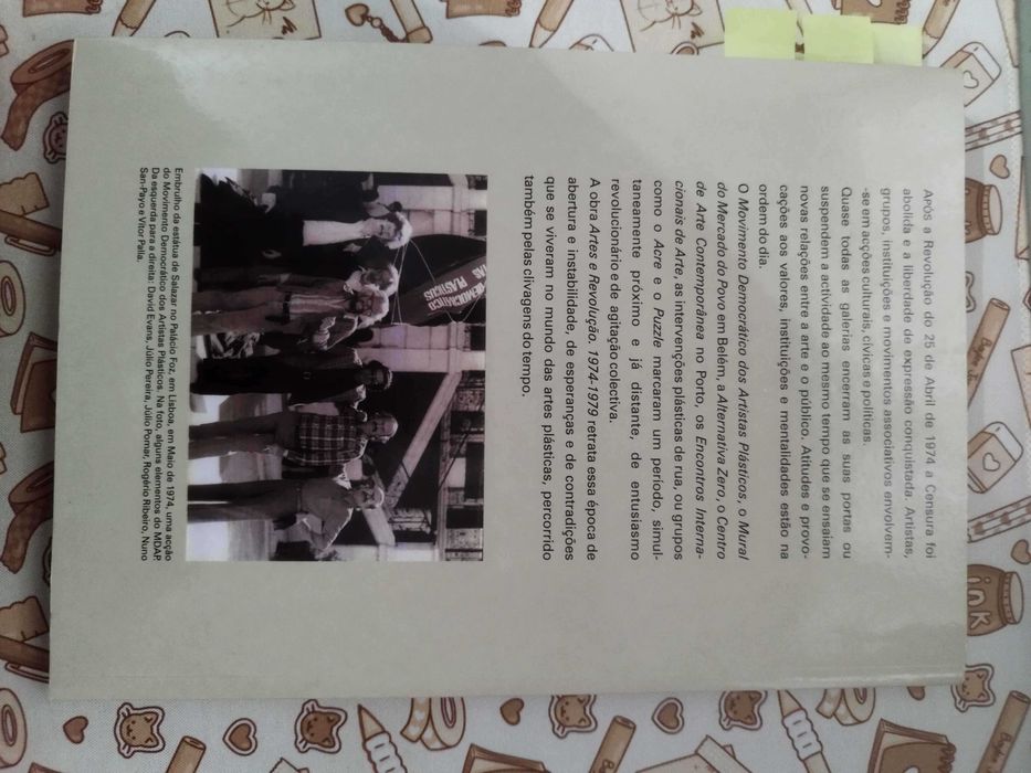 Livro "Artes e Revolução 1974/1979 "