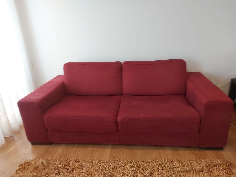 Sofá Divani&Divani by Natuzzi 3 lugares – confortável e em bom estado