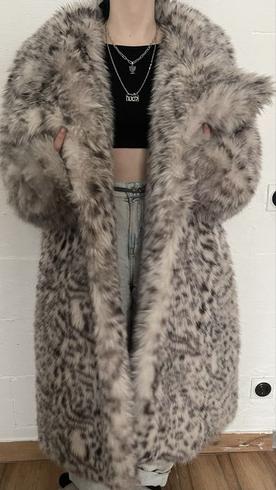 еко( штучна ) шуба довга