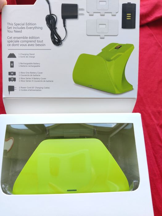 Новая док-станция  Xbox Controller PC геймпад аккумулятор Play Charge