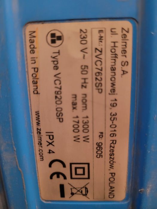 Zelmer Aquawelt, obudowa górna, oryginał