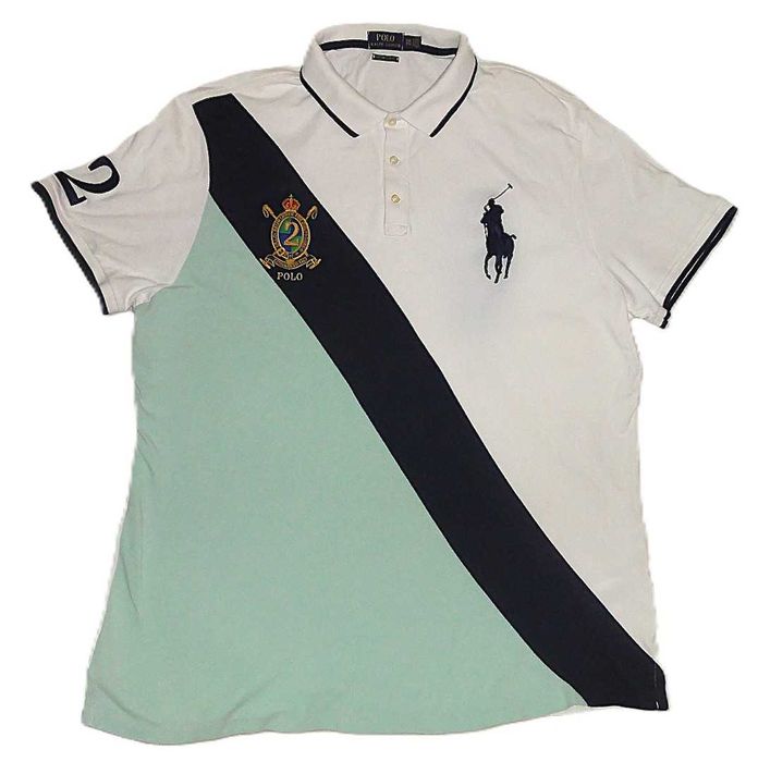 Polo RALPH LAUREN - Big Pony - Oryginalna koszulka POLO - Rozmiar XXL - Sklep 500zł